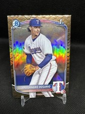 2025 Bowman Chrome Prospects Alejandro Rosario #BCP-125 Reptilian Refractor AV6