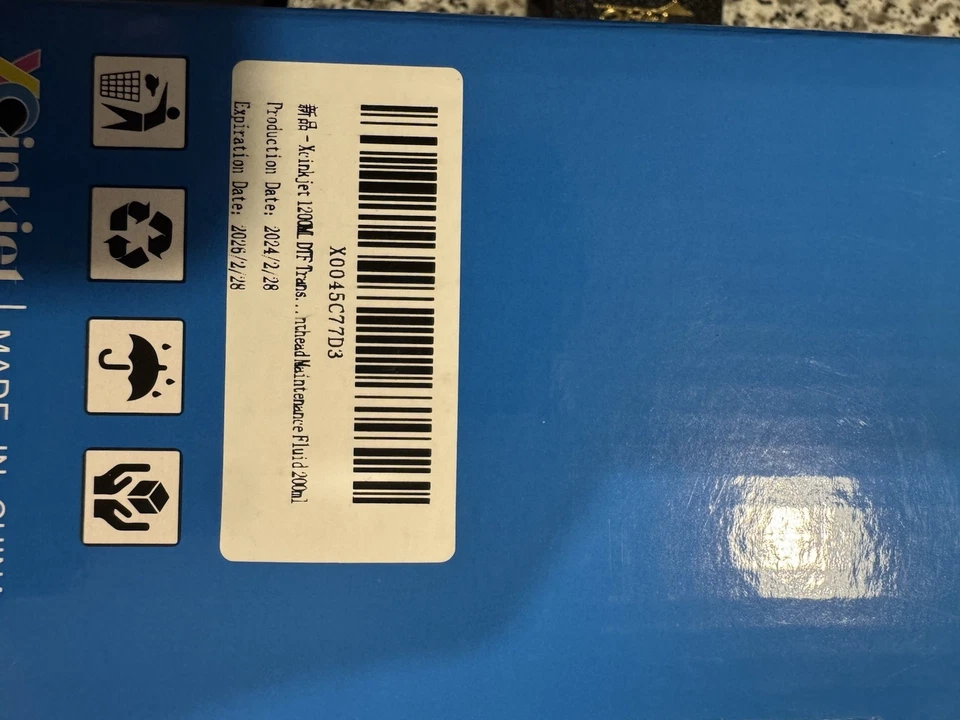 Direct To Film Textile Ink. Inkjet 6x200 Ml - Image 2 of 2