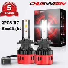 For 2012-2017 Hyundai Veloster 2x H7 6000K LED Hedlight High / Low Beam Bulbs