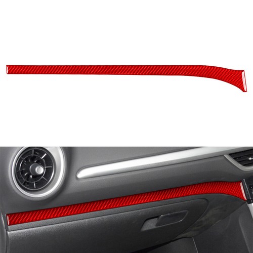 Carbon Fiber Co-pilot Dashboard Panel Trim Strip For Kia Forte Cerato K3 2019-23 - Foto 13 di 18