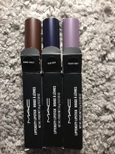 MAC Liptensity Lipstick  BNIB Blue Beat Gothic Dark Discontinued