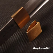 Replacement Brass Habaki Plain Collar for Japanese Samurai Katana Wakizashi