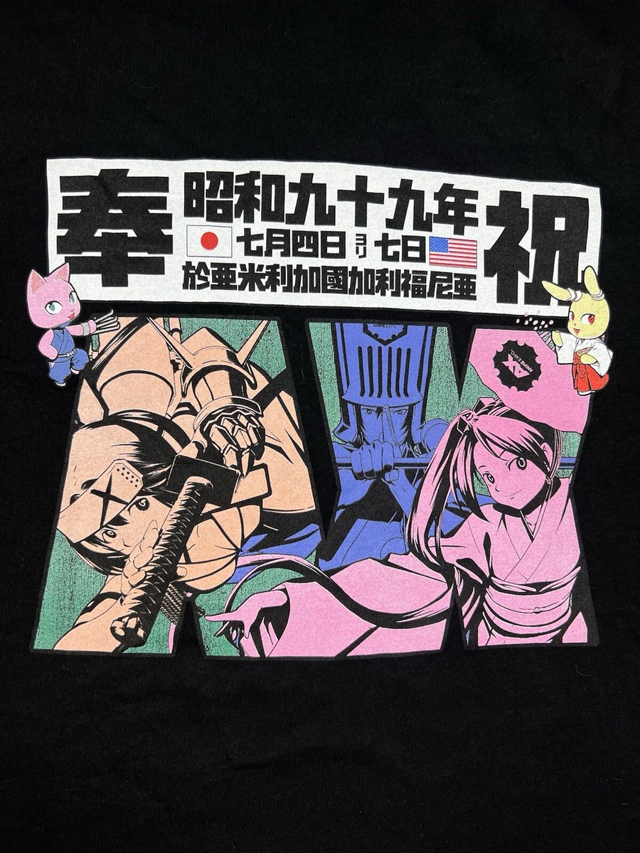 Anime Expo General Registration T Shirt 2XL Mens Black Short Anime Expo General Registration T Shirt 2XL Mens Black Short
