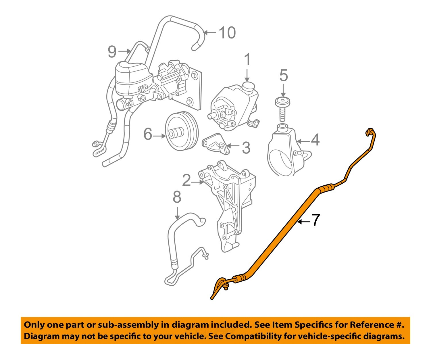 GM OEM-Power Steering Pressure Hose 15295837 | eBay