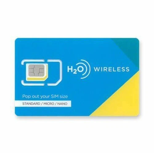 H2O Wireless SIM Unlimited 5G Data Talk Text AT&T Network 3 Months Prepaid - Image 3 of 4
