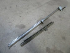 1962 Rambler Classic 2 door inner rear quarter window glass track guides trim PR