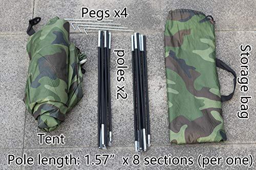 Carpa Camuflaje Patrones Camping Tienda Mochilero Tienda para Camping Individual - Imagen 6 de 6