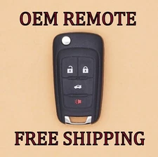 OEM GM CHEVY IMPALA MALIBU CRUZE CAMARO SONIC FLIP KEY REMOTE FOB TRANSMITTER