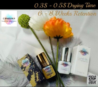 Eyelash Extensions 6-8 Weeks 0.3Sec Max Bond Glue 5ml /Adhesive Fast Strong