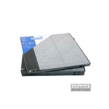 Schaubek Einsteckblätter Donau eb101-25 schwarz mit Mittelstreifen 25 Blatt Neu