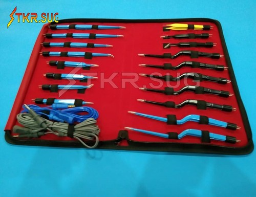 High Class Bipolar Bayonet Forceps Electrosurgical Instrument Set A+ - Picture 3 of 8