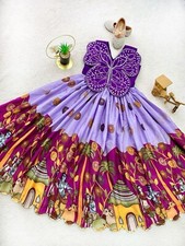 Ethnic Indian Kids Gown Pakistani Small Girls Dress Reception Wear Fancy Gowns