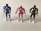 Vtg 1993 Bandai Lot Mighty Morphin Power Ranger Ninjas blue pink black Kimberly