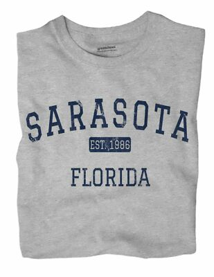 #ad Sarasota Florida FL T Shirt EST $18.99