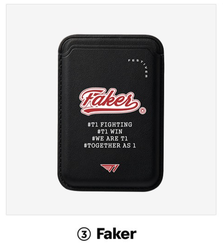 T1 MagSafe Magnetic Card Wallet Case / Faker Zeus Oner Gumayusi Keria - 第 6/9 張圖片