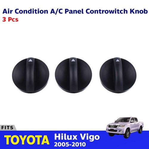 Dash Air-Con Switch A/C Temp Control Knob Fits 2004-2010 Toyota Hilux ...