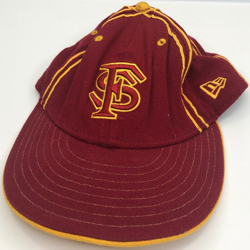 Red Fitted Baseball Cap College NCAA | eBay