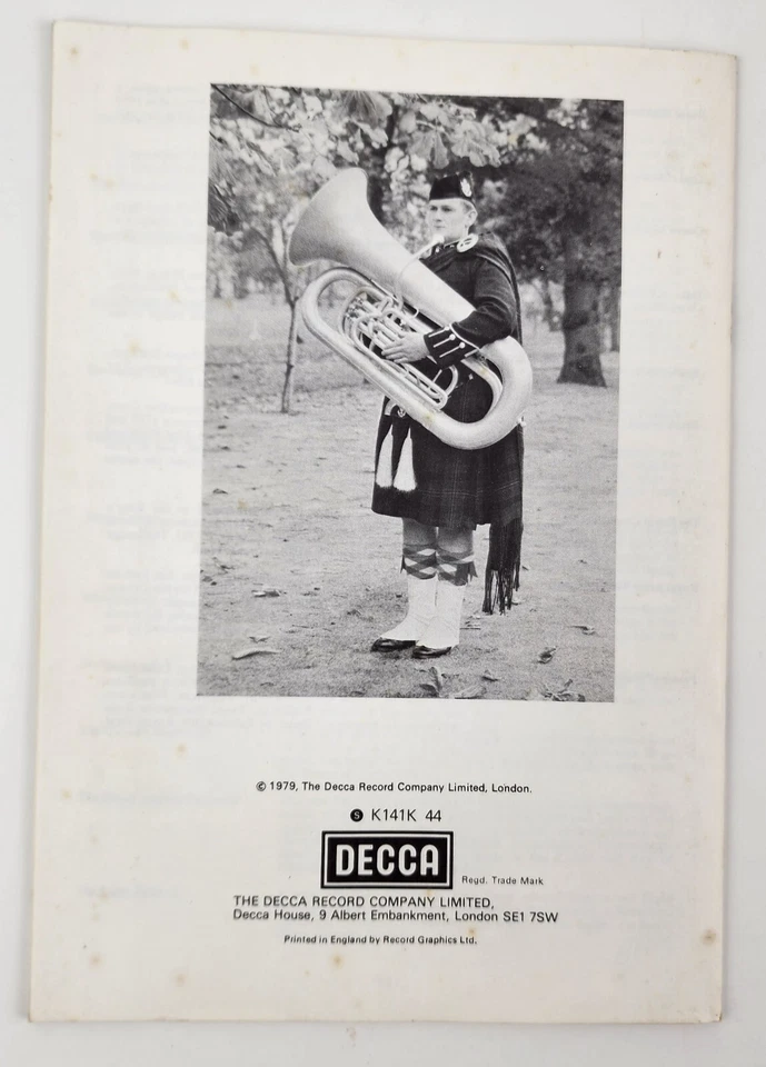 British Military Bands on Parade 4 Cassette Box Set Decca 1979 K141K 44 — 第 4/4 张图片