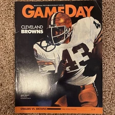 Pro NFL Magazine Cleveland  Vs Pittsburgh Steelers Dec 13, 1981