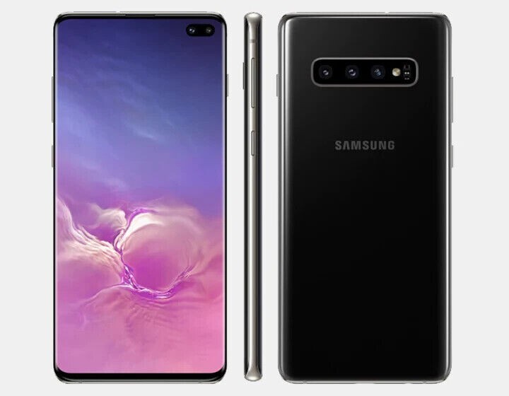 FOR PARTS - Samsung Galaxy S10+ Plus 128GB SM-G975F/DS Dual Black