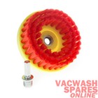 PRO STIFF BRISTLE DRILL BRUSH - CARPET, MATS, UPHOLSTERY - 100MM - M14 -VALETING