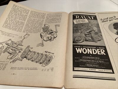Revue Technique Motocycliste n° 42 (Motobécane) 09 /1951