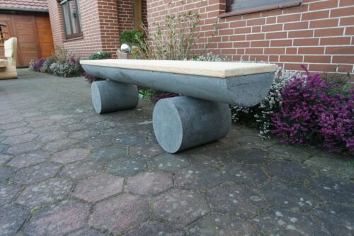 Concrete Bench. Garden bench. Wooden bench. Concrete bench. Krongart furniture. -
