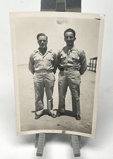 WW2 Era Photo U.S. Army GIs Side By Side Corporal