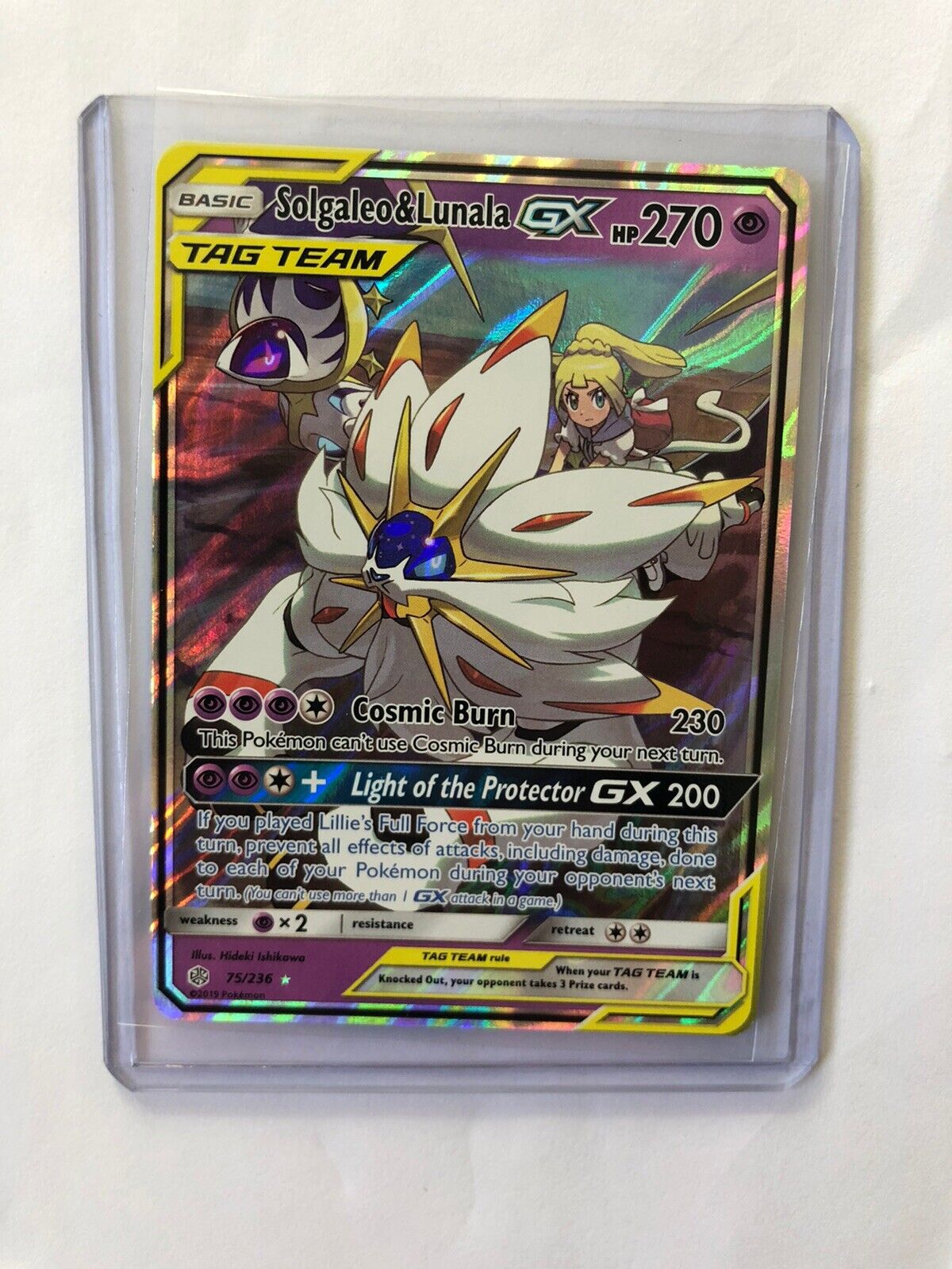 Carta Pokemon Solgaleo E Lunala-gx Lançamento Em Português em