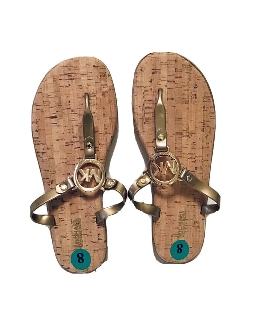 michael kors mk charm jelly flat sandals