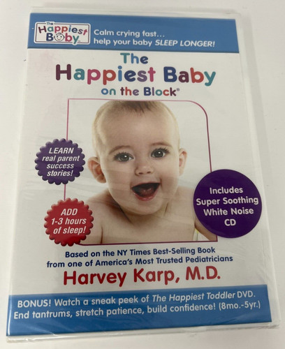 Happiest Baby DVD Harvey Karp MD Includes Soothing Sleep CD Calm Crying