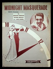 Sheet Music : Midnight Masuerade featured by Perry Como :  1941