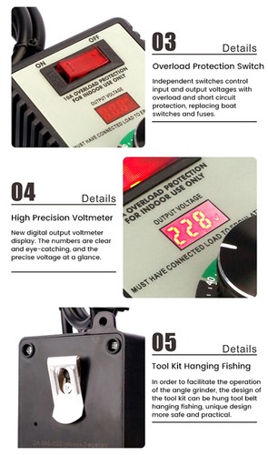 Angle Grinder Speed Controller Speed Controller Stepless Speed Switch - Picture 19 of 23