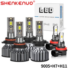 For Mazda 6 2011 2012 2013 6000k Led Headlight Fog Lights 6 Bulbs Conversion Kit