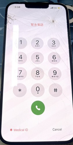 iPhone 13 OLED originale schermo LCD LCD OLED vetro incrinato buon OLED - Foto 6 di 7