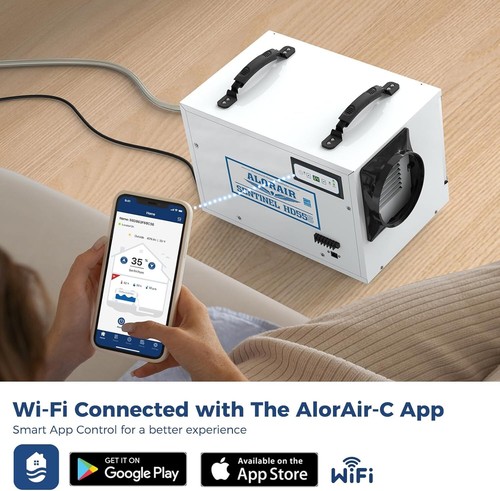 ALORAIR Crawl Space Dehumidifiers Energy Star Sentinel HD55S-White-WIFI APP Auto - Picture 3 of 6
