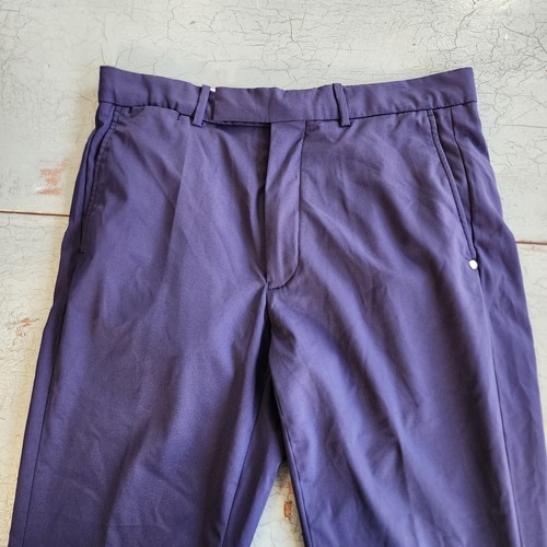 RLX Ralph Lauren Mens Pants 32x32 Navy Blue Golf Tailored Fit 100% Poly