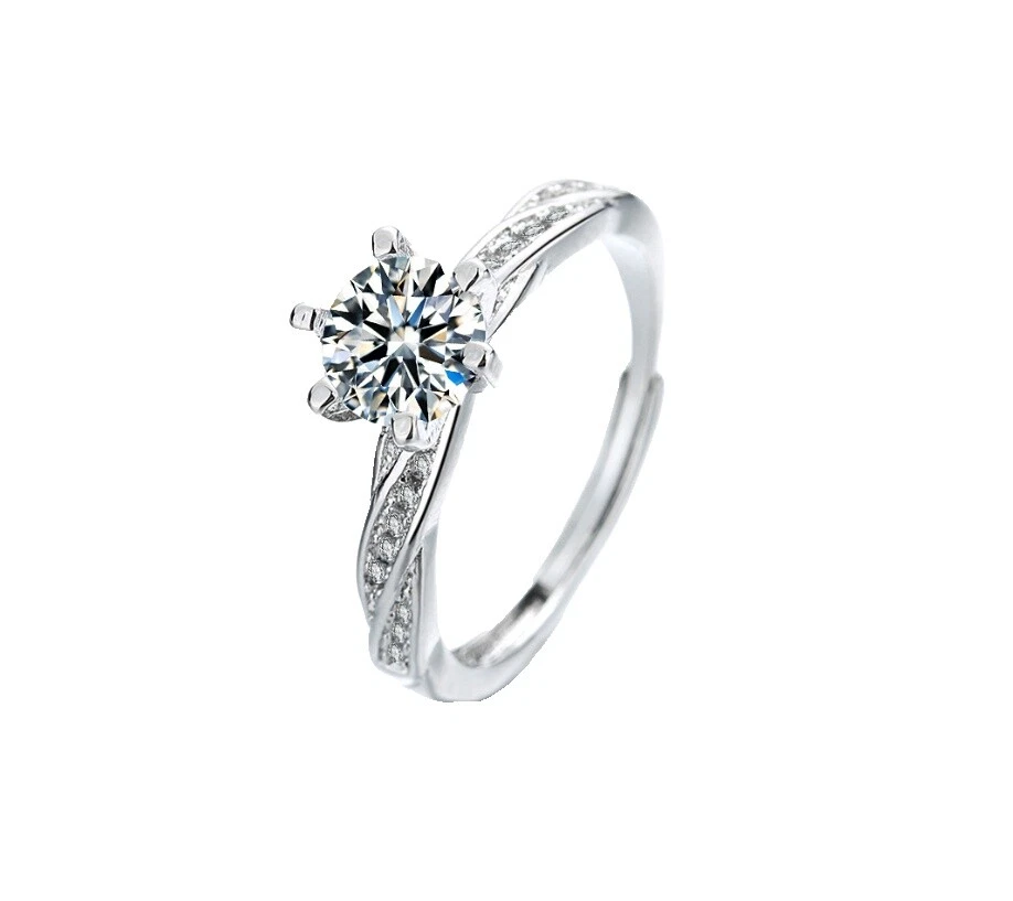 Anillos de moda Chapado en Platino de amor