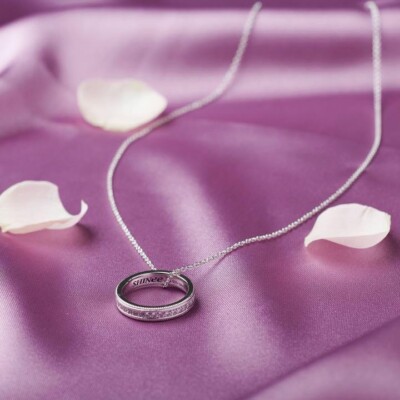 SHINee 11th Anniversary INFINITY RING Silver Size 86 x 86 x 37 mm