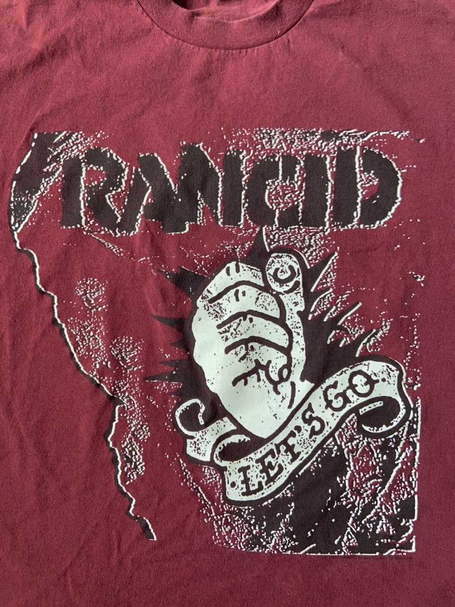 1994 Rancid Let's Go T-Shirt Mens XL - Used - Vintage - Machete