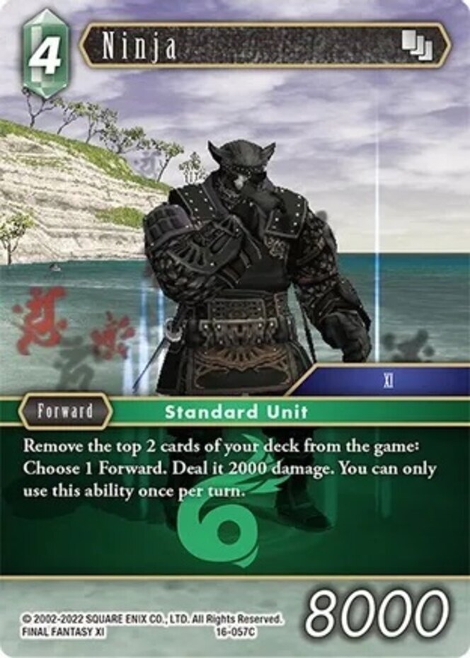 Near Mint FFTCG Ninja - 16-057C - Foil Emissaries of Light Final