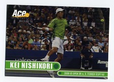 Kei Nishikori - 2012 Ace Authentic Tennis Card #6 US Open