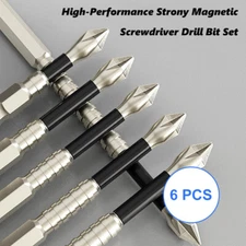 6X High Magnetic Screwdriver Drill Bit Set Super Magnetic Position Anti-Slip Kit
