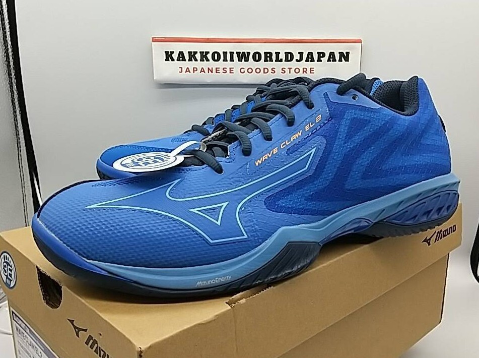 Mizuno Badminton Shoes WAVE CLAW EL 2 Blue / Sax 71GA2280 06