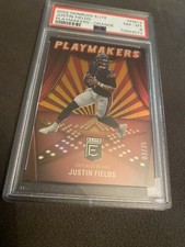 2022 Panini Donruss Elite - Playmakers #PM-13 Justin fields psa9 03/25