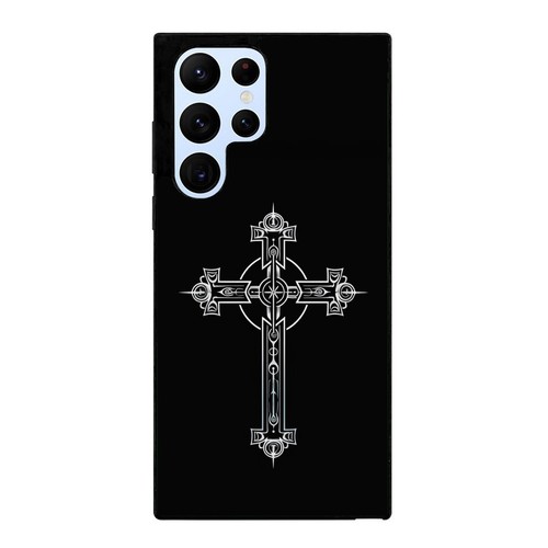 For Samsung S21 S22 S23 S24 Ultra FE Dark cross textured Anti scratch Cover - 第 4/25 張圖片