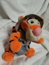 Safari Tigger Animal Kingdom WDW Disneyland 10" Plush has beans