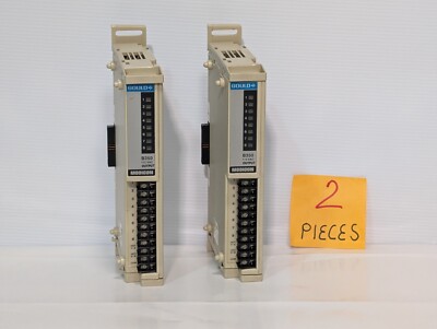 (2) Gould Modicon B350 Output Module 115VAC PLC | UL 532F | SA LR32678