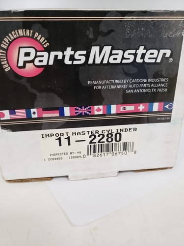 PARTSMASTER 11-2280 MASTER CYLINDER, NIB - Picture 2 of 4