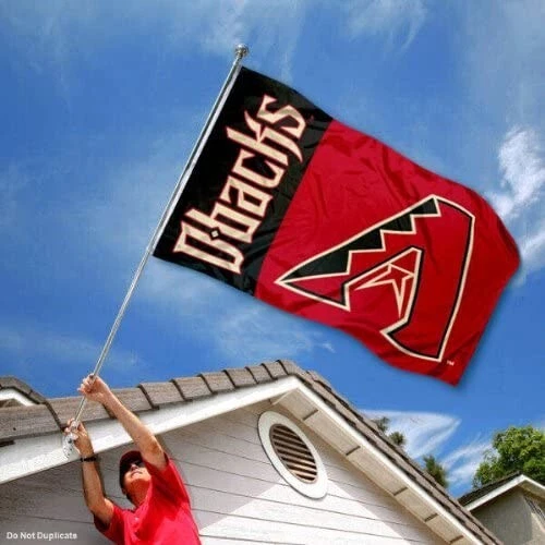Arizona Diamondbacks 3x5 ft Flag Banner MLB Baseball Champions Free Shipping - Image 3 of 4
